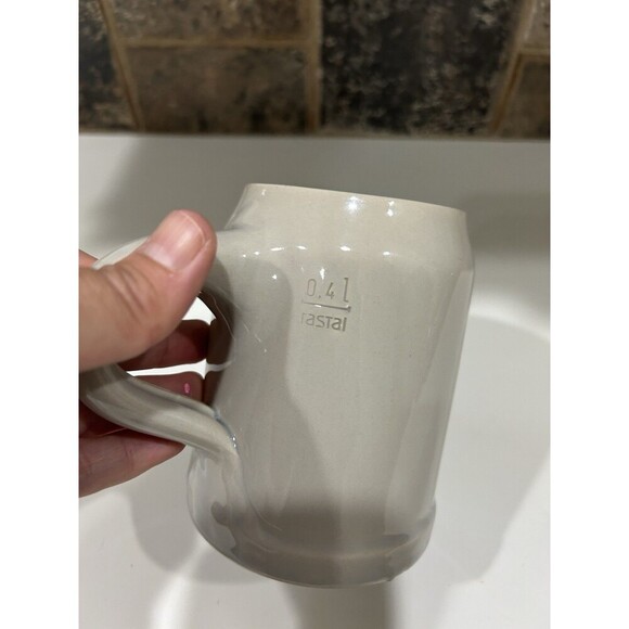 Pair Of 2 Vintage KONIGSBACHER Stoneware Beer Mug Stein Germany 0.4 Liter - Picture 8 of 10